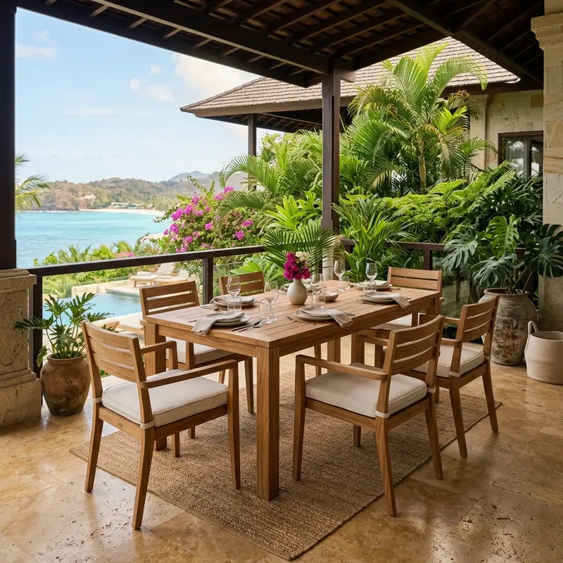 All-Weather Teak Patio Sets