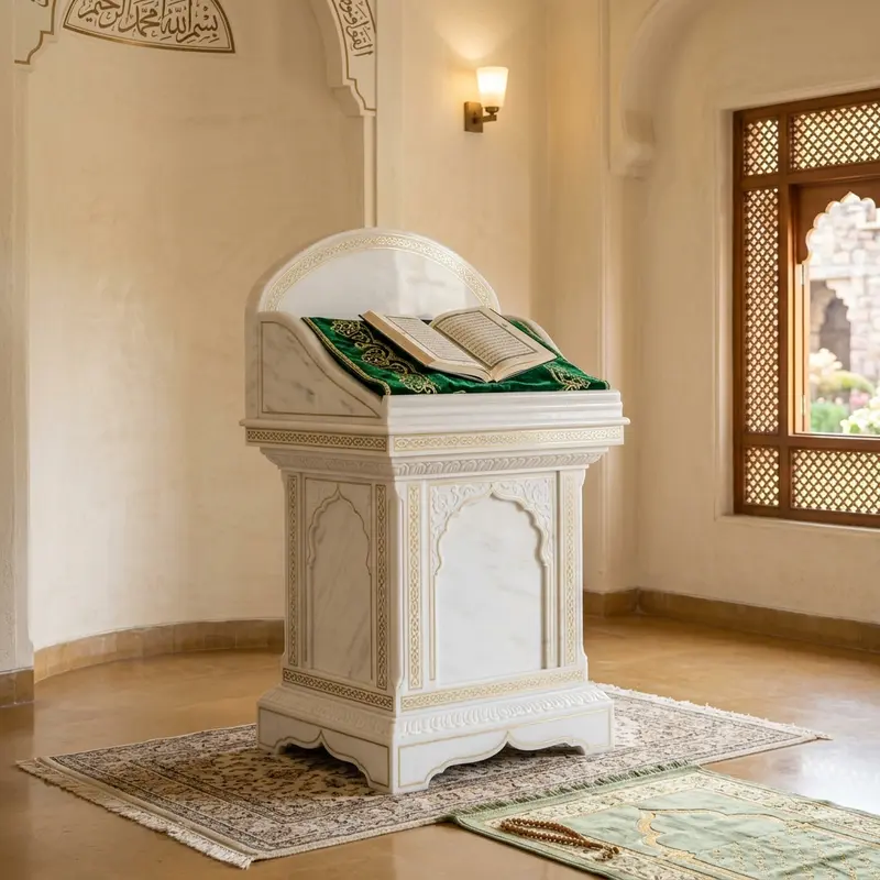 Marble Prayer Pedestals